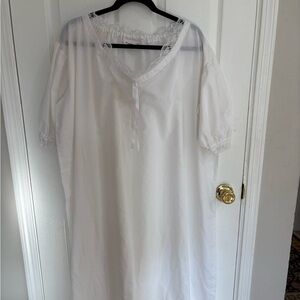 American Girl Felicity White Lace Nightgown Dress Like Your Doll size L RETIRED